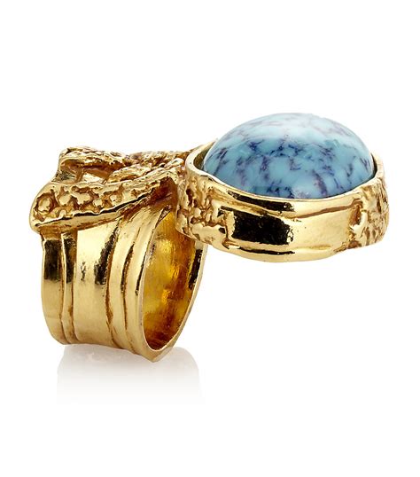 ysl ring turquoise|Yves Saint Laurent Arty Ring .